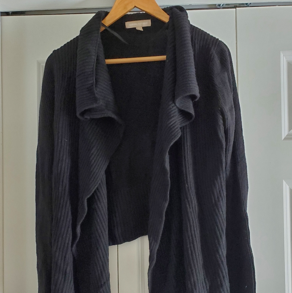 BR High low waterfall cardigan